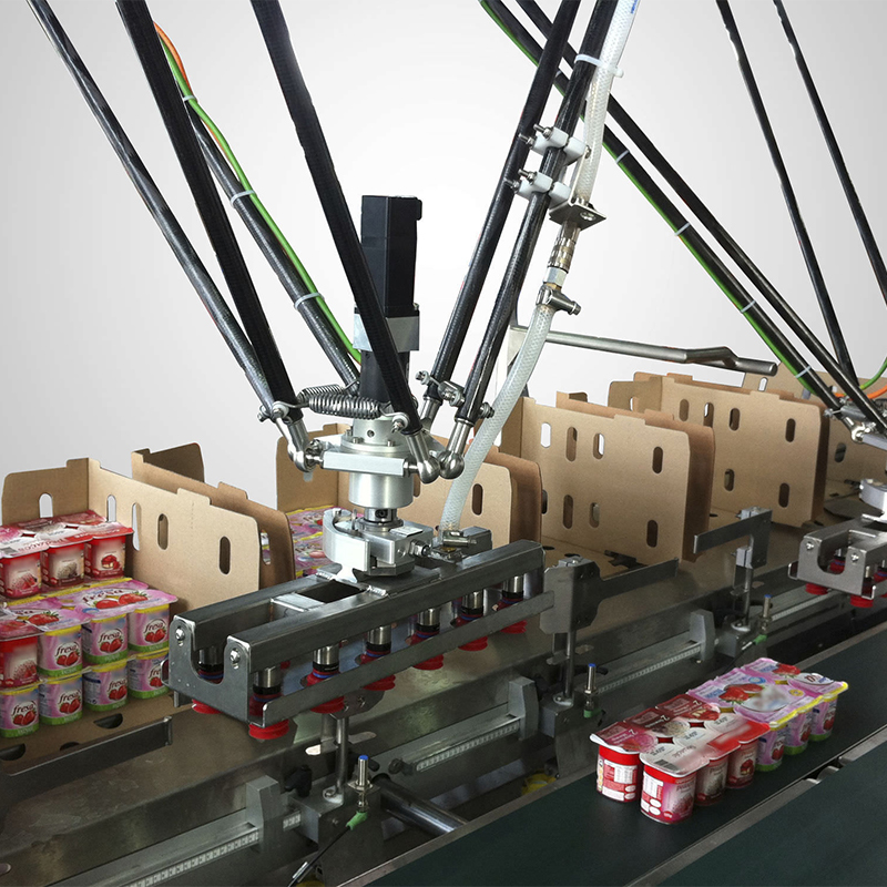 工业并联机器人蜘蛛手机械手 食品流水线分拣 排列摆放托盘